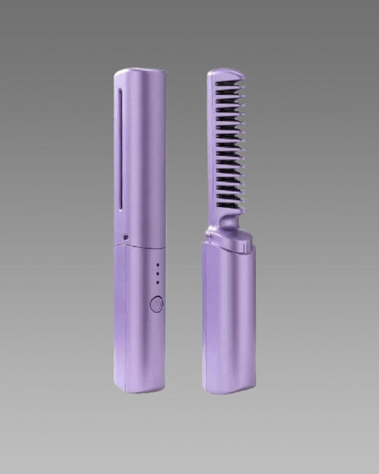 FlatLuxe Portable Mini Hair Straightener Comb