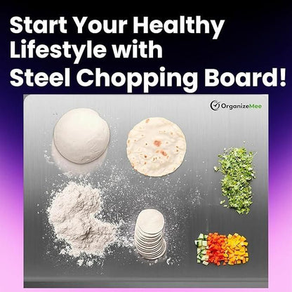 Stainless Steel Rolling Chopping Board