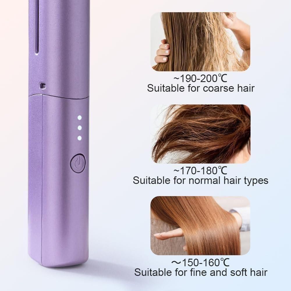 FlatLuxe Portable Mini Hair Straightener Comb